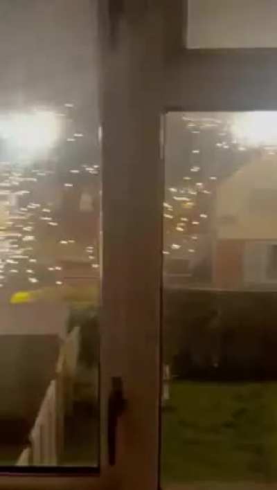 My sister sent me this video from when it was a bit windy last night.