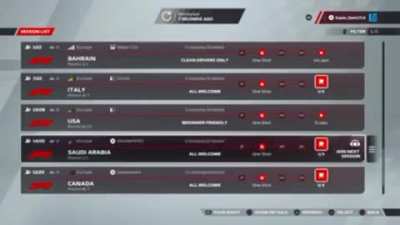 F1 22 lobby online