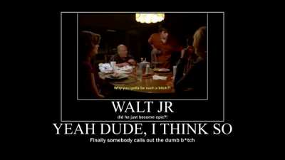 Fuck skylar, dubm b!tch stopping epic walt
