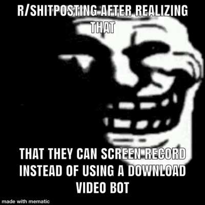 Now you ain’t stopping me mods
