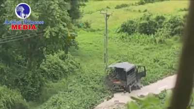 AA (Arakan Army/Arakha Army) Ambushing Myanmar Border Guard Police and Shooting at Jets Bombing their Positions back in 2022