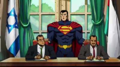 Superman solves the Israel-Palestinian conflict