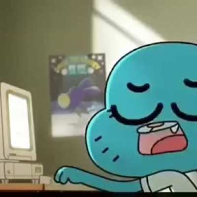 Que isso, gumball, Riccardo e esqueci o nome da coelhinha