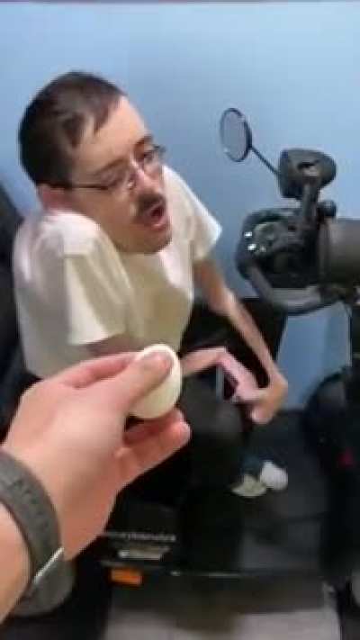 Ricky Berwick is extremely careful