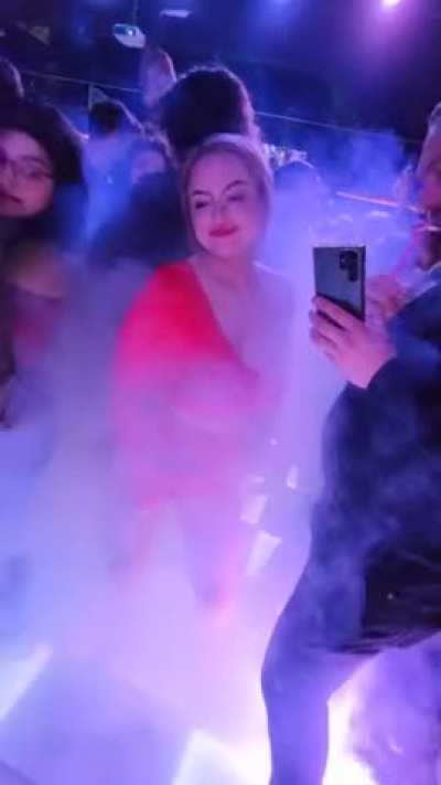 flashing my dd naturals in a packed club🎉😈 horny & drunk😜