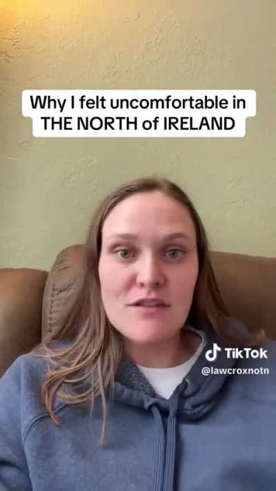 TikToker visits Northern Irish bar, admits she's American to locals but refuses to say who she voted for, then suggests Ireland is part of the UK and is shocked when it doesn't go over well.
