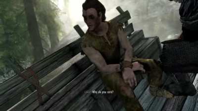 First time booting up Skyrim since about 2014 now that it's available on Xbox Game Pass and... I definitely don't remember the road being this bumpy lmao