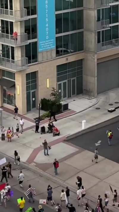 i found the video of the first few shots being fired