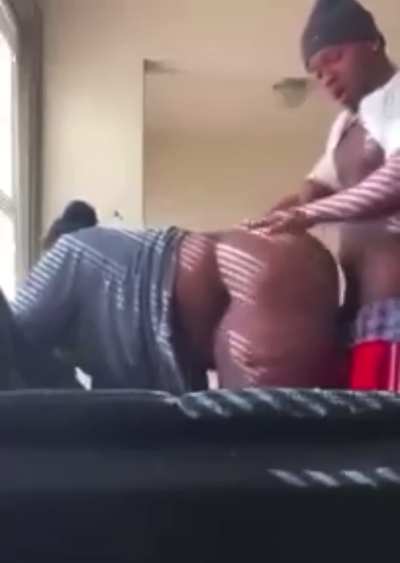Bending his step mother over