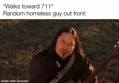 There’s always this dude outfront
