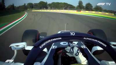 [2020 Imola] Gasly Q3 lap ONBOARD CC