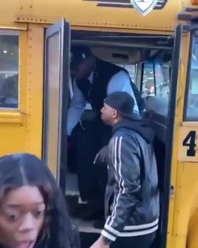 What a mean bus driver