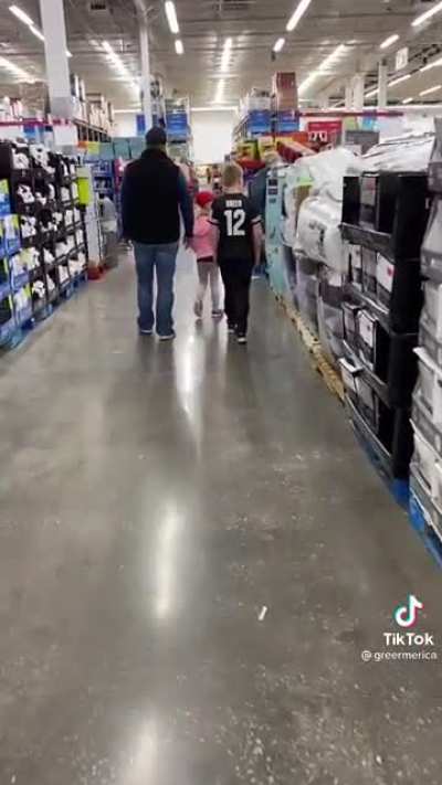 Dads with their kids