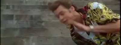 Jim Carrey playing as Ace Ventura