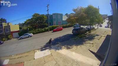 Drive-by robbery