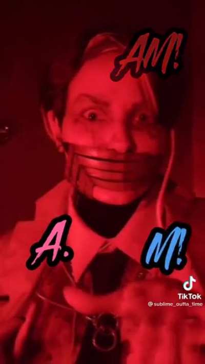 An “I Have No Mouth and I Must Scream” cosplay? In this economy? You bet