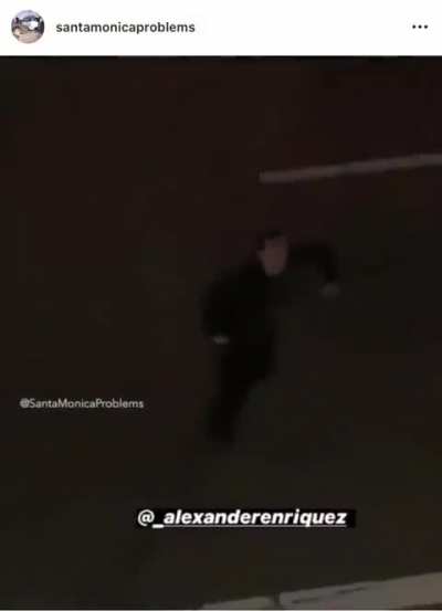Man threatening someone's family gets hit by a car