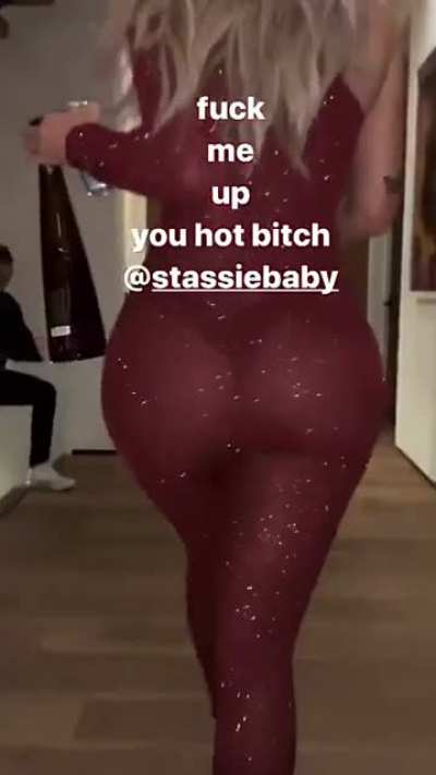 stassie walking in slow-mo