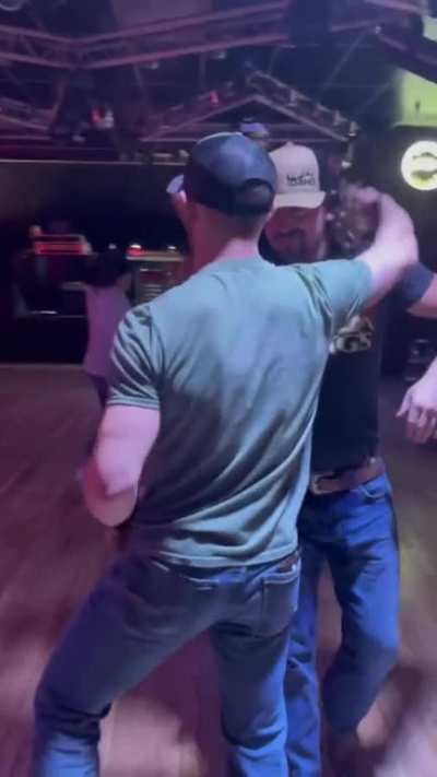 Demo ranch and AK guy getting down together