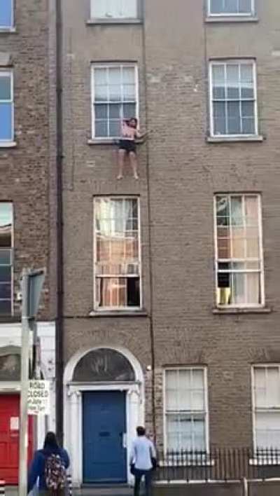 Man's Arm Impaled On Fence After Fall From Window