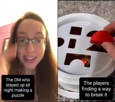 Decided to remaster my most popular meme, since the quality of the original wasn't great. (Original video by @tired_actor [left] and @brock1137 [right] on TikTok)