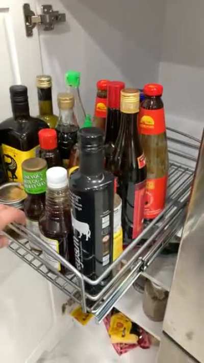 Was excited about my new cabinet organizer