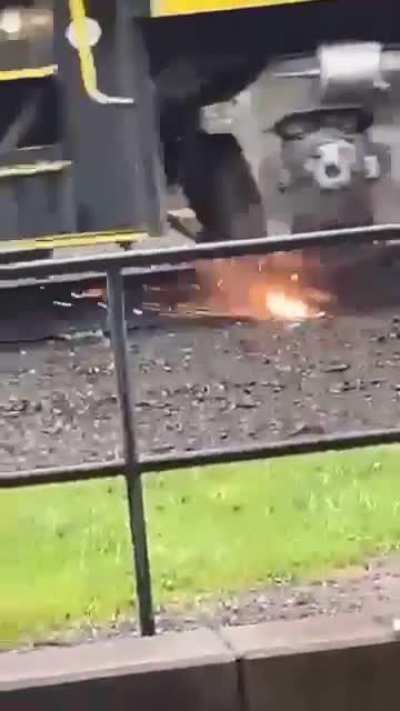 Food delivery robot VS Train