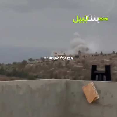 Israeli projectile targets  Hizbollah targets