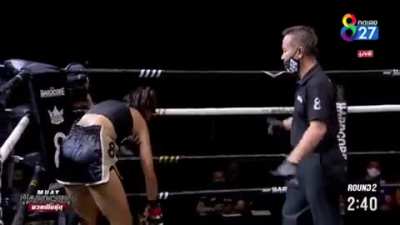 Don't you hate it when you have to take an 8 to pop a shoulder back on before going back to the fight?