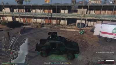 Don't rescue Mr. Cheng with a turreted veichle...