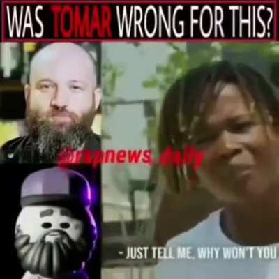 Raw unedited footage of known racist and antisemite “Tomar” publicly harassing a teenager😢 🥀