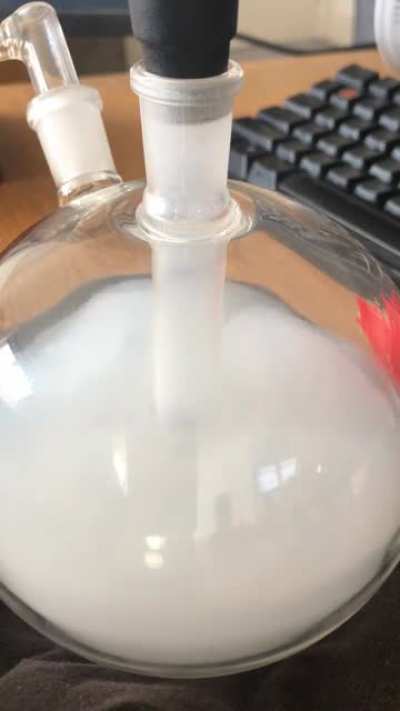 Running some milk through my new mega globe!