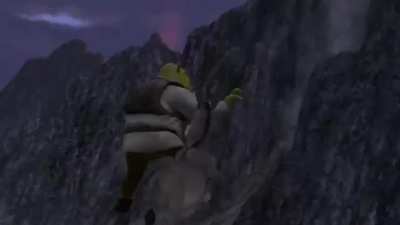 Shrek but only when ANYONE says 