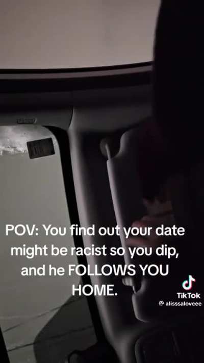 Woman is followed home by date after she rejects him for using racial slurs