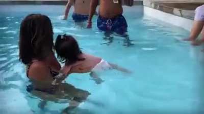 Teaching in bikini