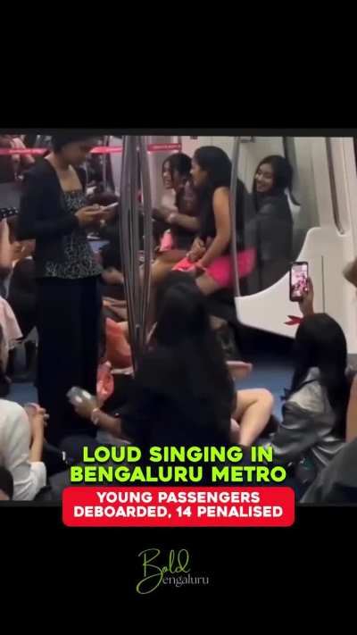 [Not OC] Metro misconduct in Bengaluru