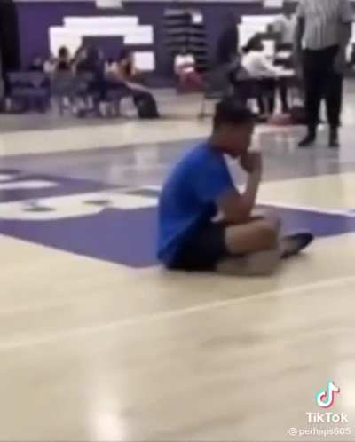 You can’t even blame him for sitting down