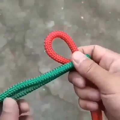 A tight way to link two ropes