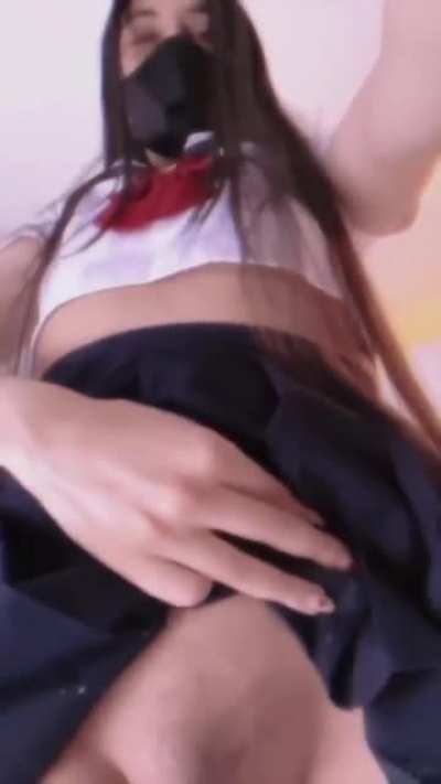 Do you like the view under my skirt?