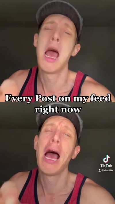 Every Post on my feed right now… 😭