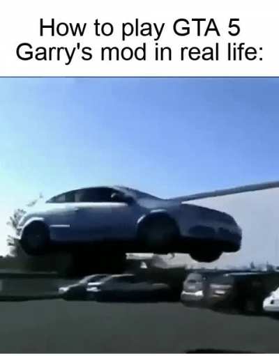 All you need is a car.