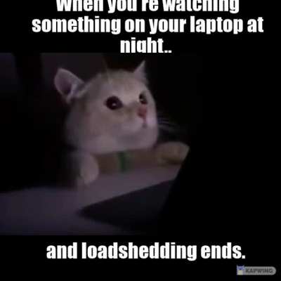 DAMMIT ESKOM, MY EYES!