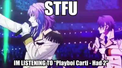 stfu i am listening to 