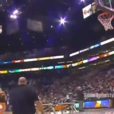 Dunked himself