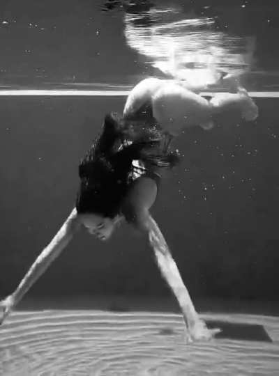 In the pool