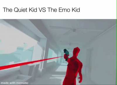 Pew pew better dodge those bullets