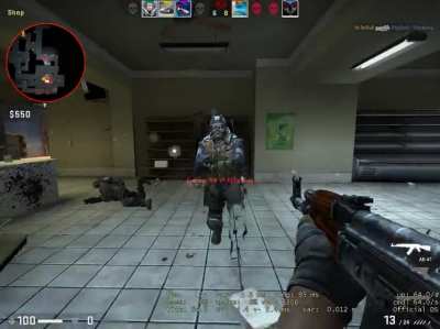 Do you know why is this happening? Cheat or the server's fault (competitive mirage)