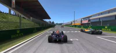 Clean and close racing.. [Ai slaps sometimes]