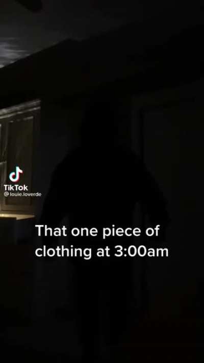 The clothes are plotting their revenge