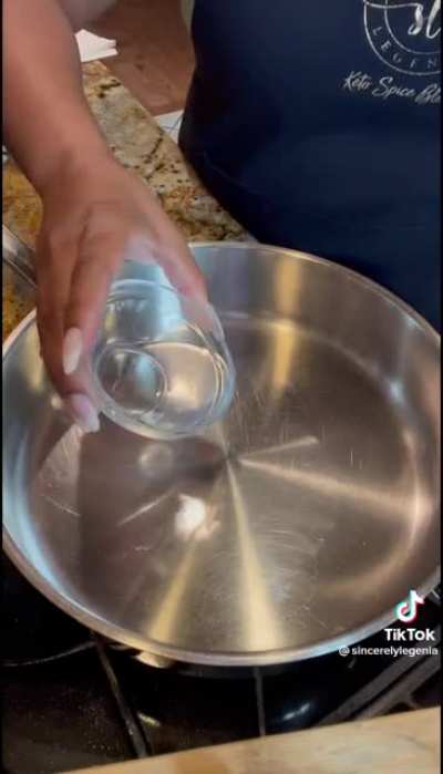 Cooking with stainless steel